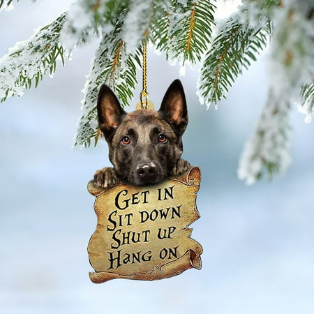 Usupdd Cute Dog Hanging Ornament with Colorful -Paper Hanging Ornament Decors Usupdd 220804-6222