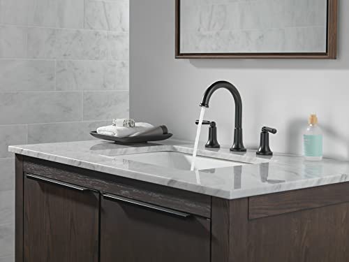 Delta 3535-Mpu-Dst Saylor 1.2 GPM Widespread Bathroom Faucet - Black thumbnail