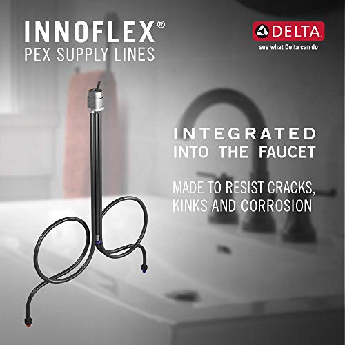 Delta 3535-Mpu-Dst Saylor 1.2 GPM Widespread Bathroom Faucet - Black thumbnail