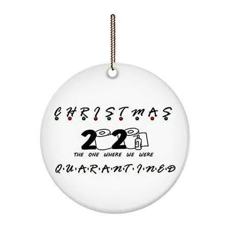 Buodes Decorative Wall Panels Christmas Ceramics Christmas Tree Decoration Pendant Crafts with Rope