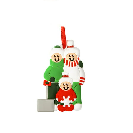 DDgui New Upgraded Christmas Ornament Family Name DIY Tree Hanging Ornament Decor DDgui LBB220922-7681