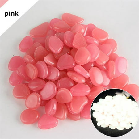 Zpa2#8306 Decorative Stones Glow in the Dark Rocks  Decorations for Walkways  Gardens Z#8306 CO6