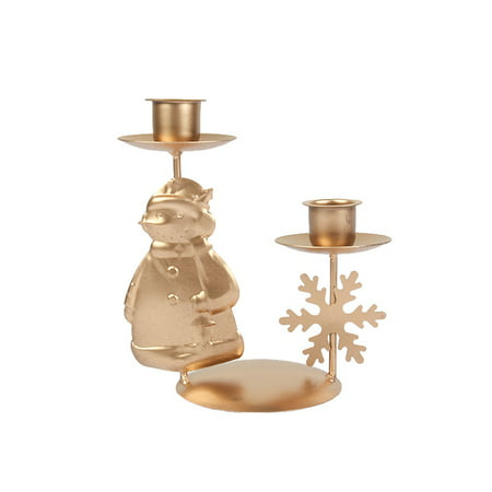 Usupdd Nordic Retro Ancient Christmas Candle Holder Ornaments Christmas Iron Candle Holder Usupdd WLL220812-7287