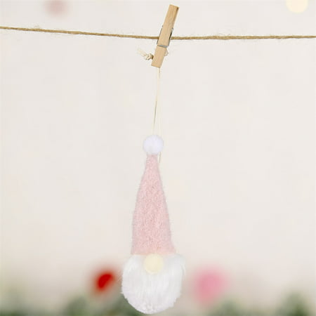 FengLS Christmas Decoration Hat Hanging Leg No Face Doll Room Decoration Decor 09-Home MM-19A#34312 Home MYFChristmas Decoration Hat