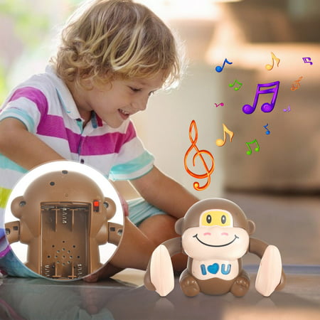 Usupdd Tumble Animal Puzzle Sound and Light Electric Tipping Animal Boy Girl Baby Crawling Somersault Toy WLL220810-7751