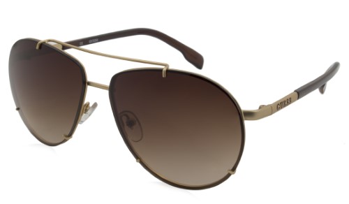 Guess Sunglasses 6781 / Frame: Gold Lens: Brown Gradient