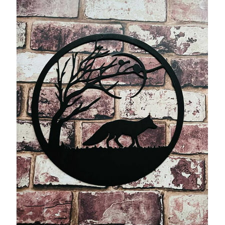 Usupdd Metal Garden Art Patio and Home Decor Metal Hanging Circle Creative Design Usupdd WDD220816-4081