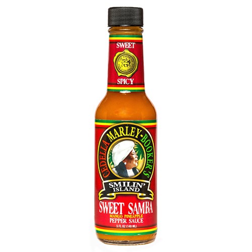 Smilin Island Sweet Samba Hot Sauce  Pineapple Mango Habanero  Caribbean Sweet Heat Sauce  5 Fl Oz