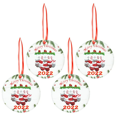 Christmas Gift for Her Gift for Christmas Pendant Christmas Tree Decoration 4PCS Ljddg#5325 Fall Decorations Christmas Gift for