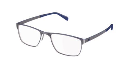 Adidas AF18 Lazair Full Rim Performance Steel Metal Full Frame Eyeglasses, 6051 Grey Matte