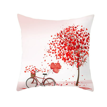 MIANHT Valentine Home Decor Cushion Cover Survived Family Pillowcase Throw Pillow Cover - 2022 Valentine Home Decor O-#5499