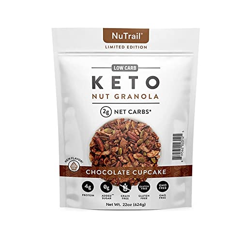 NuTrail Low Carb Keto Nut Granola Chocolate Cupcake 