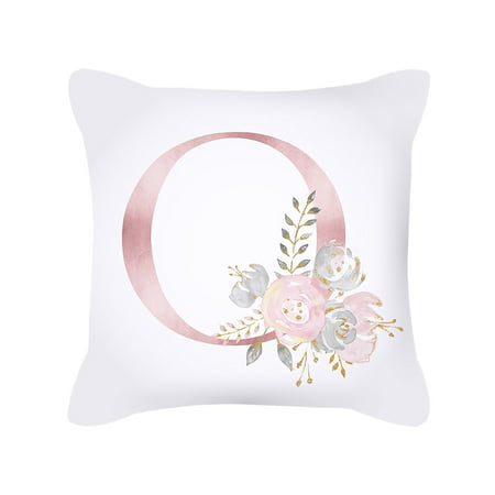 Usupdd Letter Pattern Pillow Case Sofa Car Cushion Cover Pillow Home Decoration WLL220811-4890