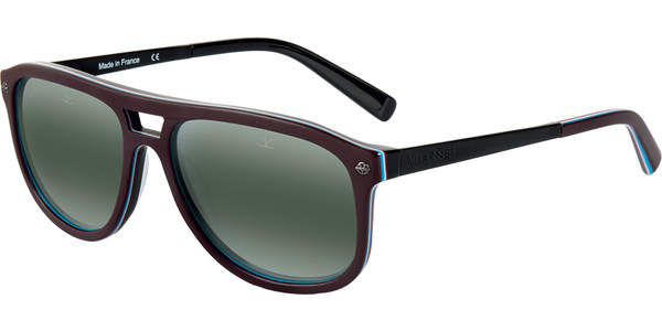 Vuarnet VL1403 0005 1136 Men's Sunglasses Burgundy Size 56
