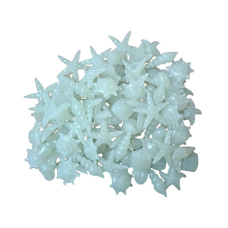 DDgui New Upgraded 100Pcs Glow in Dark Pebbles Stone Home Garden Walkway Aquarium Fish Tank DDgui WAA220922-5796