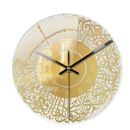 Usupdd Wall Clock Islamic Wall Art Islamic Home Decor Islamic Decor Art Wall Clock Usupdd 220804-5674