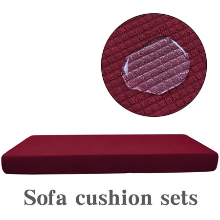 1-4 Seats Waterproof Sofa Seat Cushion Cover Couch Stretchy Slipcovers Protector - 2022 New 1-4 Seats Waterproof 8ww12-#2313