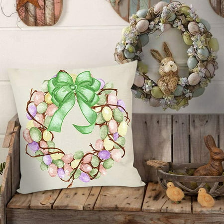 Easter Day Home Cushion Survived Family Pillowcase Throw Pillow Cover 08HWC15A#6249 2022 the Hot Easter Day Home