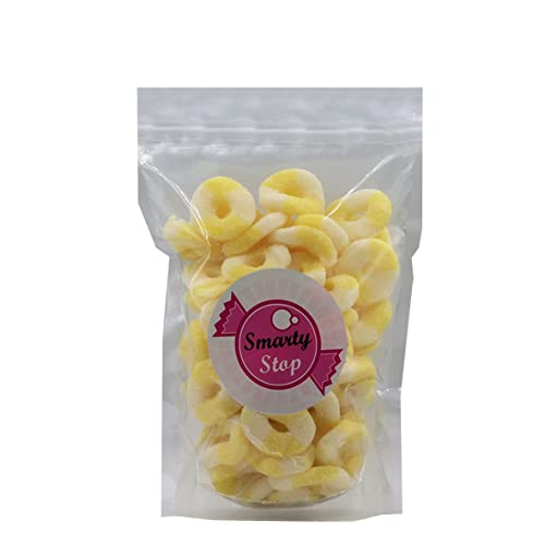 Smarty Stop Mini Sour Gummy Rings Candy GummiRoos (Pineapple, 2.2 Pound (Pack of 1)) thumbnail