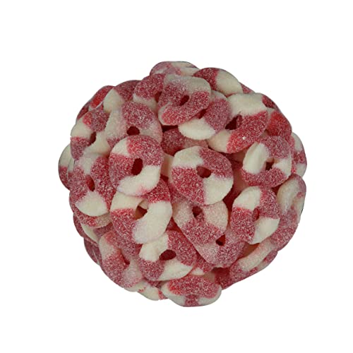 Smarty Stop Mini Sour Gummy Rings Candy GummiRoos (Strawberry, 2.2 Pound (Pack of 1))