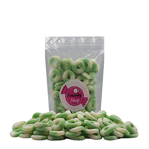 Smarty Stop Mini Sour Gummy Rings Candy ~ GummiRoos Rings (Watermelon) thumbnail