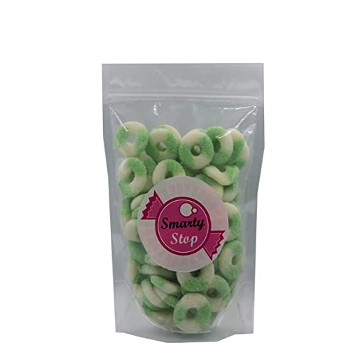 Smarty Stop Mini Sour Gummy Rings Candy ~ GummiRoos Rings (Watermelon) thumbnail