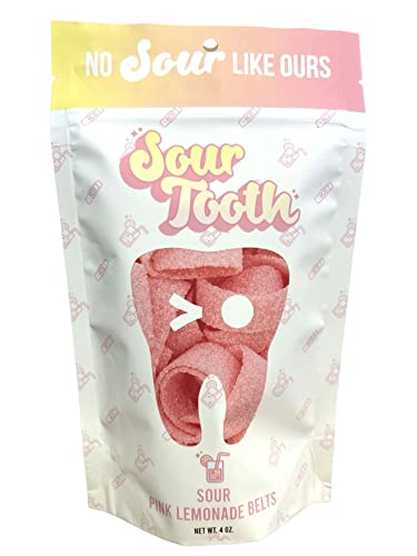 Sour Tooth Gummy Candy - Sour Belts, Sour Rings and Sour Fruits - 2 Bags thumbnail