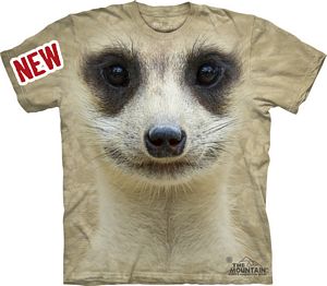 Meerkat Face Adult T-Shirt 10-3443