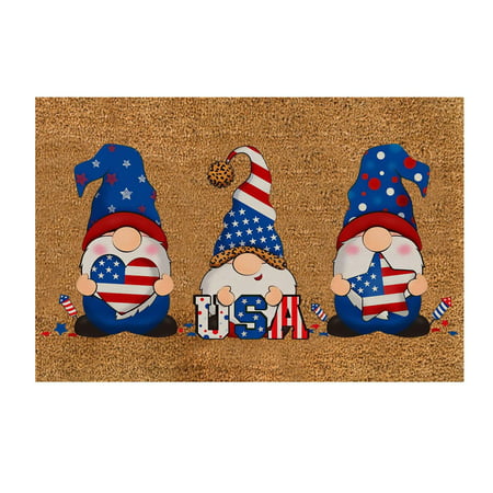 FengLS 4th of 7 Non-Slip Front Door Mat  Memorial Day Decorations  Patriotic Decorations  Independence Day Decorations  Welcome Mat 09-Decor-10A#9253 
