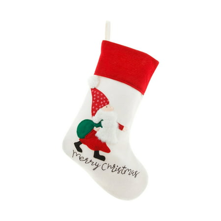 T*7287，Christmas Socks Gift Bags Christmas Decorations Ornaments Christmas Santa Claus Snowman Socks Candy Bag，P*7287 UD1