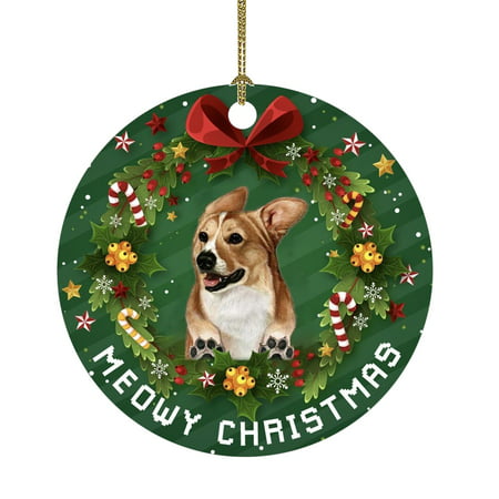 MIANHT Christmas Funny Decoration Christmas Dog Pattern Pendant Christmas Tree Ornaments - 2022 Christmas Funny Decoration L-#5499