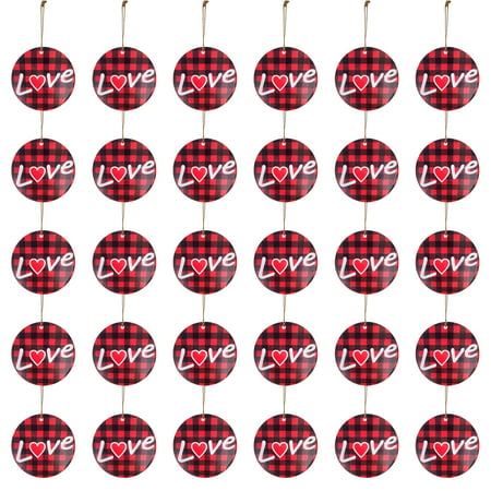 Wooden Valentine S Day Pendants Gift Box Red Wine Bottle Tree Hanging Ornament - 2022 New Toys Wooden Valentine S Day A812#9253