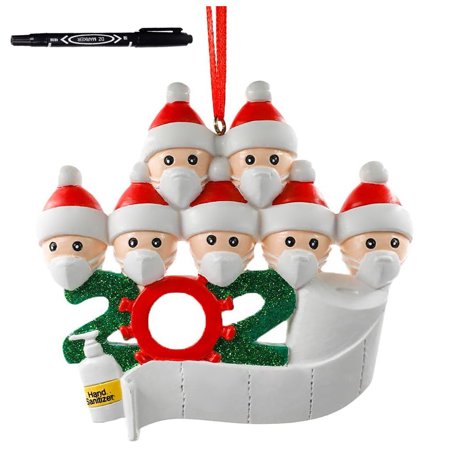 Personalized Survived Family of Ornament 2020 Christmas Holiday Decorations 2ml 08HWC15A#9021 2022 the Hot Personalized Survived Family