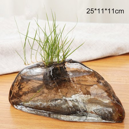 Vases Novelty Rockery Glass Bottle Transparent Floral Arrangement Living Room Wine Cabinet 20140 Uncosinb