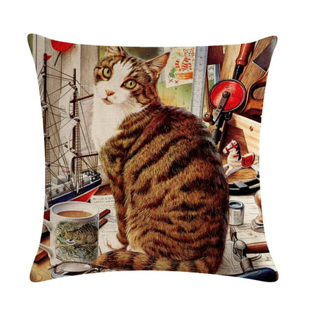 Printed Linen Encrypted Fine Linen Pillowcase Cushion Cover 1PC - 2022 New Printed Linen Encrypted 812-B#5105