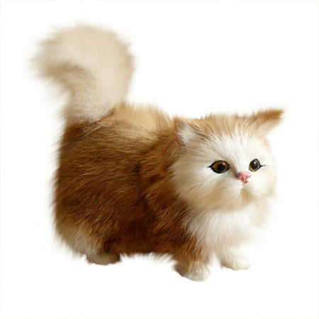 T*3251，Simulation Cat Toys Plush Toys Simulation Animal Models Children S Gifts，P*3251 QR0