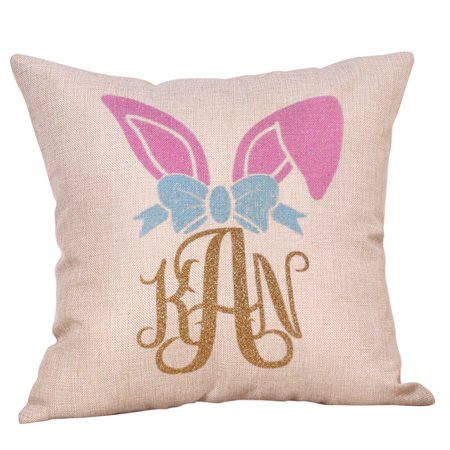 1PC Easter Throw Pillow Cover Sofa Cover Cushion Cover Home Decoration - 2022 New 1PC Easter Throw 812-B#7263