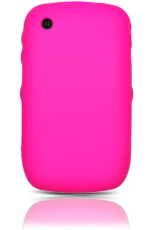 Blackberry Curve 8520 / 8530 /3g 9300 /3g 9330 Silicone Diamond Skin - Hot Pink