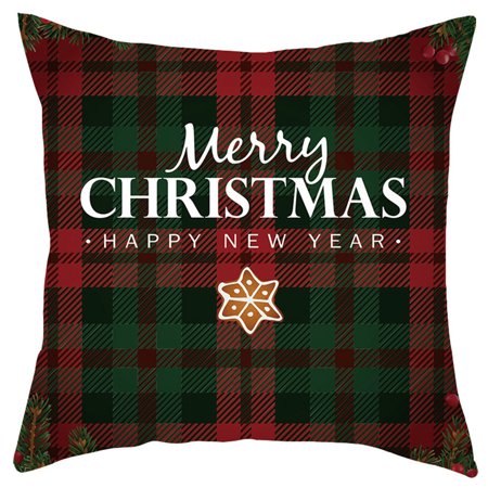 Merry Christmas Printing Dyeing Sofa Bed Home Decor Pillow Case Cushion Cover 34ZNQ16A#2723 2022 New Merry Christmas Printing