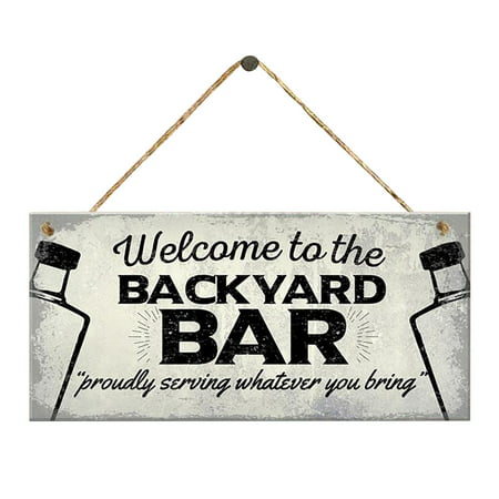 MIANHT Craft Wooden Sign Tag Listing Bar Kitchen Wall Garden Shop Decoration - 2022 Craft Wooden Sign L-#7681