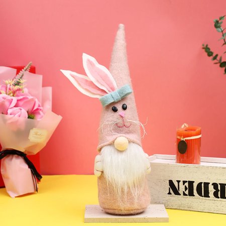 MIANHT Pointed Hat Cute Rabbit Faceless Doll Home Decoration Dwarf Doll Ornament Toy - 2022 Pointed Hat Cute E-#4081