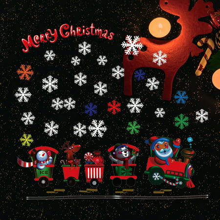 DDgui New Christmas Snowflakes Creative Affixed with Decorative Wall Window Decoratio DDgui WAA220920-7681