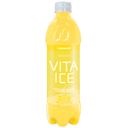 Klarbrunn Vita Ice Lemonade Sparkling Water, 17 Fl. Oz.