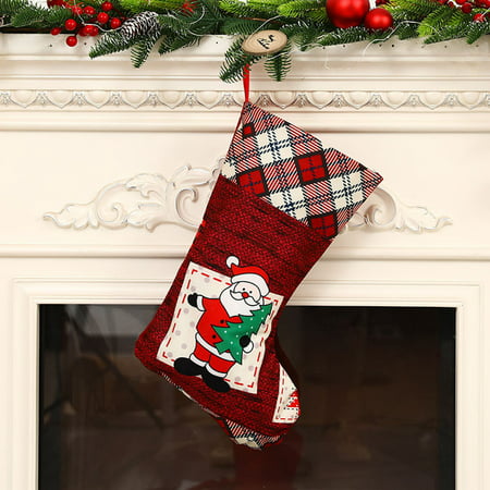 Christmas Socks Gift Bags Christmas Decorations Ornaments Socks Candy Bag Ljddg#7751 Fall Decorations Christmas Socks Gift