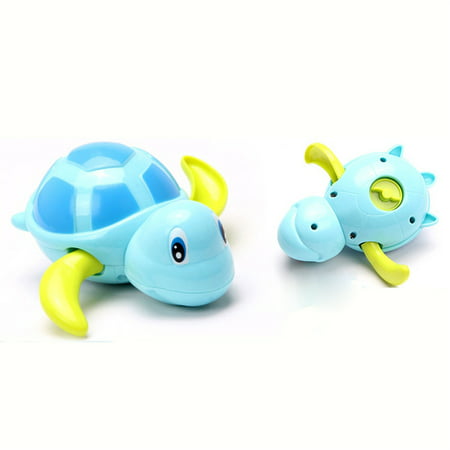 Usupdd Baby Bathing Bath Swimming Bathtub Pool Toys Clockwork Turtle Swimming Pool Toy WLL220810-8532