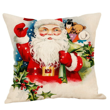 Christmas Ornaments Faceless Doll Pillow Covers Santa Claus Pillowcase - 2022 New Christmas Ornaments Faceless 812-B#4081