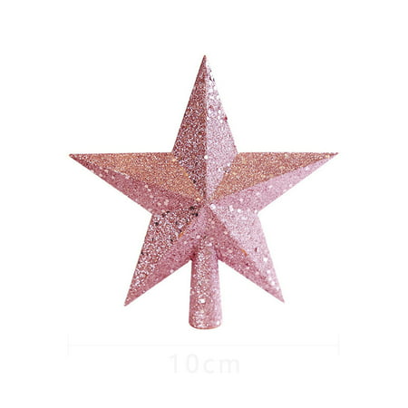1PC Christmas Decorations Five-pointed Star Christmas Tree Top Ornaments Gifts - 2022 New 1PC Christmas Decorations 812EE-#6678