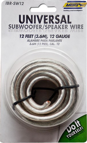 Metra - Install Bay 12' Speaker Wire - Multicolor