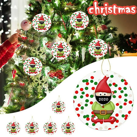 10pcs2020 New Christmas Tree Decoration Lighted Pendant Faceless Old Man Pendant - 2022 New Toys 10pcs2020 New Christmas A812#6990