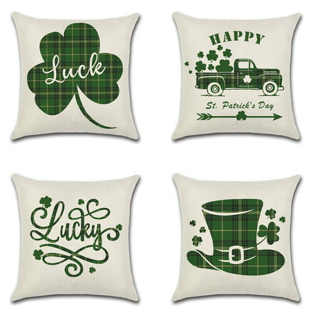 St. Patrick S Day Irish Day Themed Home Decor Pillow Case Sofa Cushion Cover A18-Z#20140 2022 Newest St. Patrick S Day